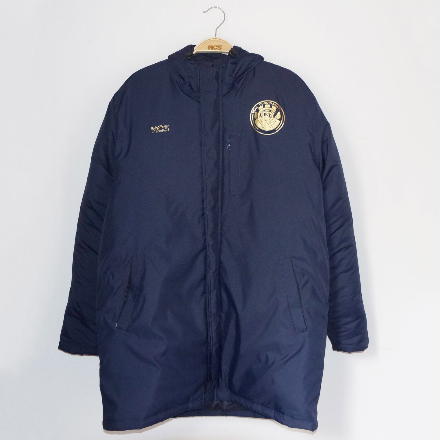 Chaqueton Entrenador Real Cundinamarca Azul oscuro