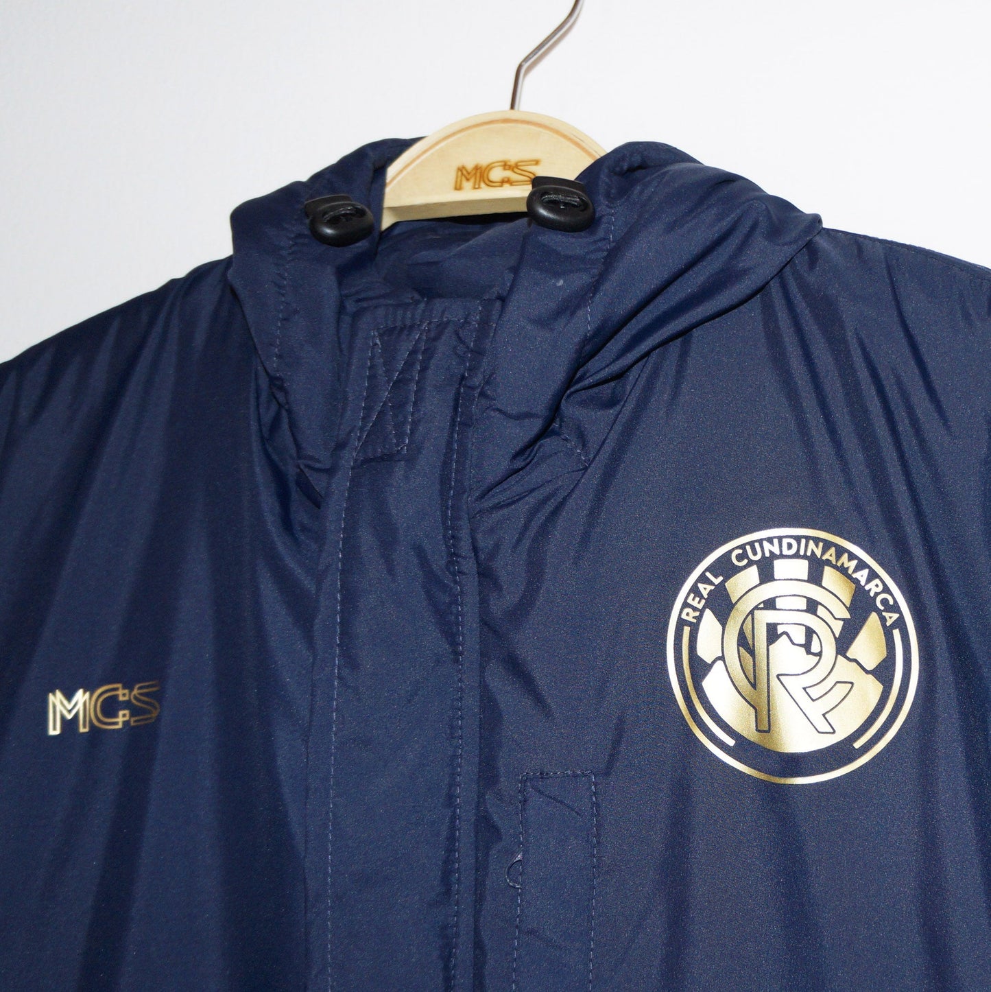 Chaqueton Entrenador Real Cundinamarca Azul oscuro