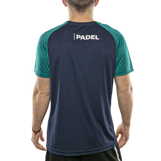 Camiseta Pádel Azul Oscuro